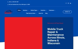 AA Fleet Repair website