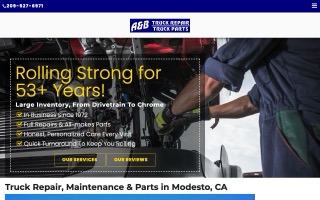 A&B Truck Repair website