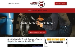 Austin Mobile Truck Repair website