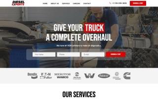 Diesel Experts website