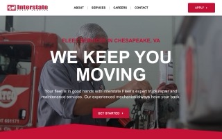 Interstate Fleet Services website