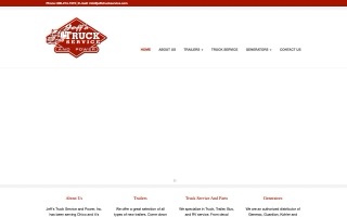 Jeff's Truck Service website
