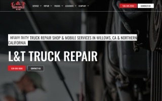 L&T Truck Repair website