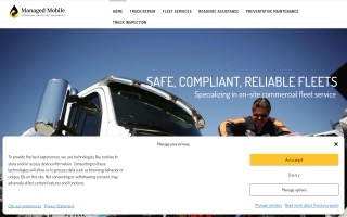 Managed Mobile website