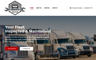 Mike's Truck And Trailer Repair website