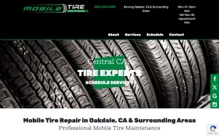 Mobile Tire Solutions website