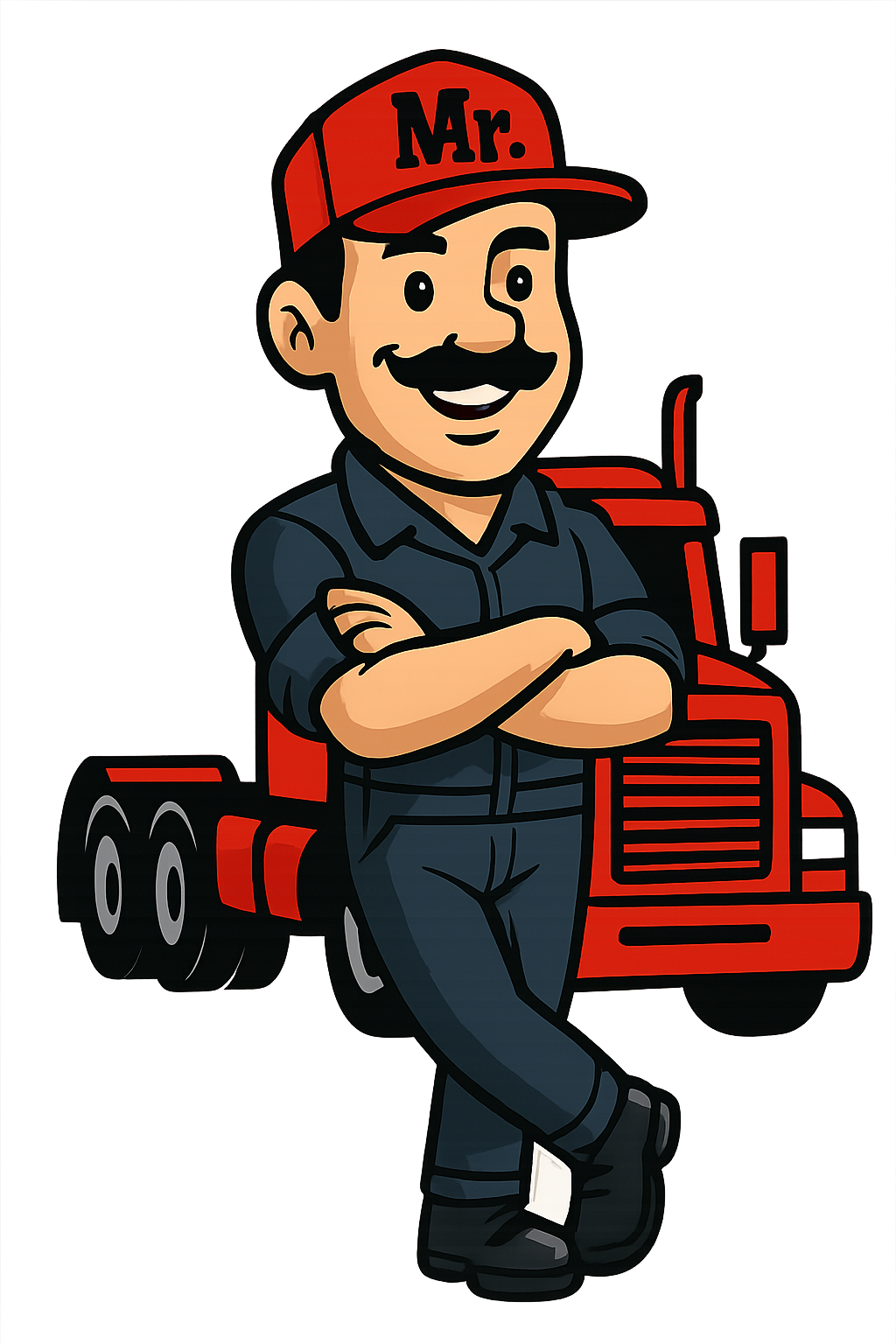 Mr. Mobile Truck Service mascot