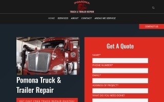 Pomona Mobile Truck Repair website