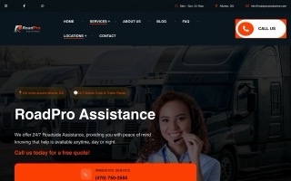 RoadPro Assistance website