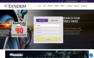 Tandem Tire Inc. website