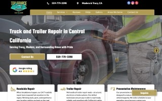 Top Source Truck & Trailer Repair website